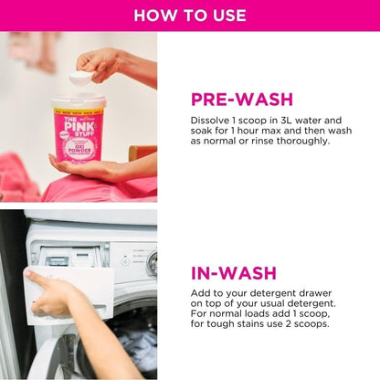 Hyper Concentrated Pink Stuff Stain Remover Powder 100 gm (Pack of 2)